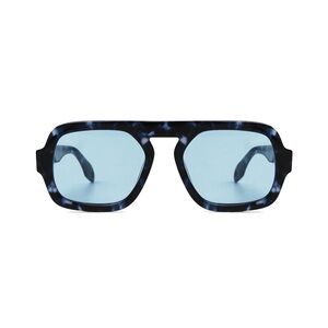 Elisa Johnson Jane in Blue Tortoise Sunglasses
